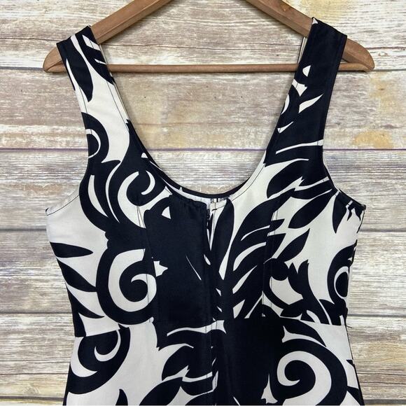 Plenty By Tracy Reese fit and flare leaf Mona Dress size 8 - Picture 5 of 6